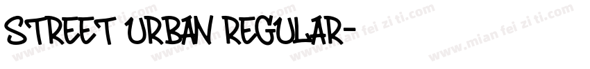 Street Urban Regular字体转换